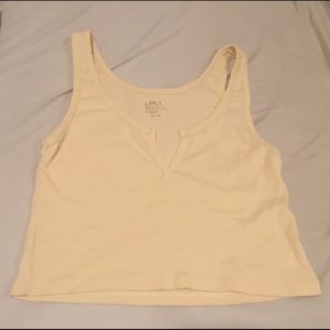 Brandy Melville Trisha Tank- Pale Yellow